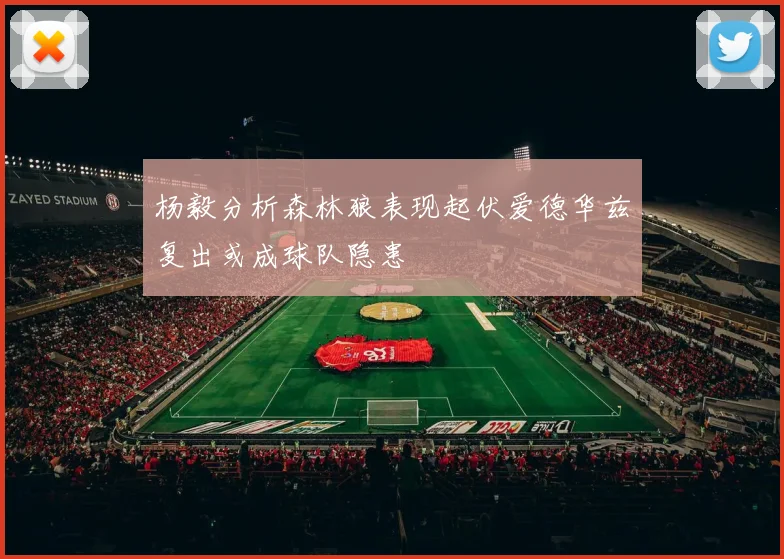 杨毅分析森林狼表现起伏爱德华兹复出或成球队隐患